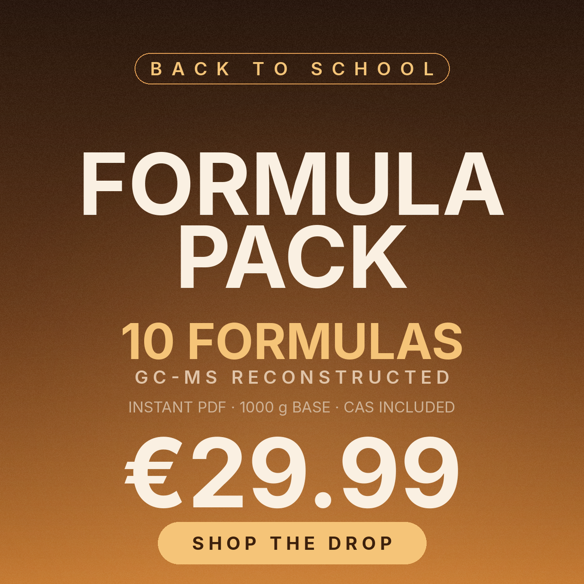 Pack Back To School 10 Formulas